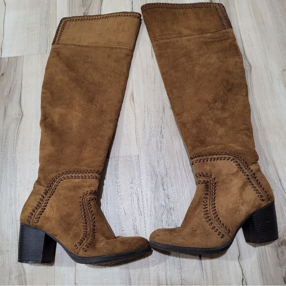 American Rag Womens Alauraine Closed Toe Over Knee Faux Suede Boots Size 8.5M - Picture 1 of 16